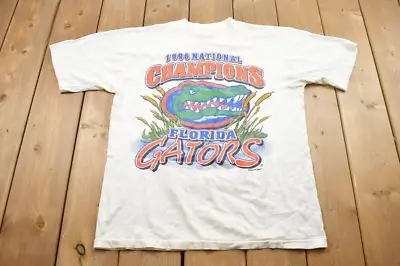 Vintage 1996 Florida Gators National Champions Collegiate T-Shirt • $14.99