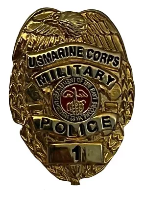 US Marine Corps Military Police Motorcycle Hat Cap Lapel Pin PO-384 • $6.88