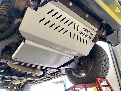 Custom Offroad Pajero Nm-Nx Custom Logo 2 Piece Stainless Bash Plate -3mm • $369