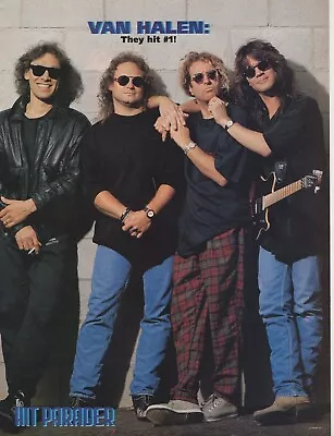 Van Halen Pinup Sammy Hagar Eddie Alex Picture Ozzy Osbourne Shirtless Photo Pix • $5