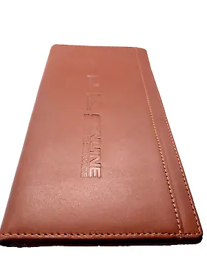 CUTTER & BUCK Chestnut Leather Passport Travel Wallet -Lincoln Ford Mercury • $9.85