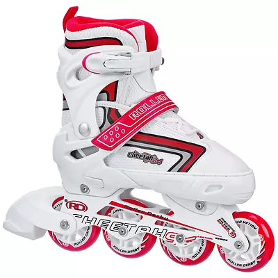 Roller Derby Cheetah Adjustable Inline Skates/Rollerblades Kids/Girls US J12-2 • $72