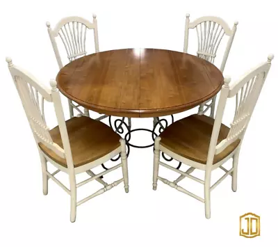 Ethan Allen Legacy & Country French Maple Dining Set & Leaf Ext #13-6313/26-6200 • $2000