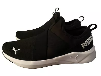 $40 • Buy PUMA Womens Prowl Slip On Black Running Shoes | Size US 9