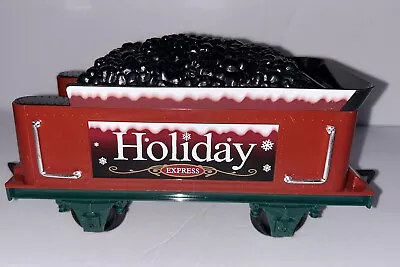 Scientific Toys Eztec Coal Tender Car For G Gauge Happy Holidays Express Train • $10.99