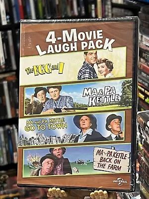 Laugh Pack: The Egg And I / Ma And Pa Kettle / Ma And Pa Kettle Go To Town NEW! • $19.98