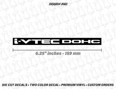 I-Vtec Dohc Rear Window Sticker Badge For Element CRV Civic HRV Accord JDM • $9.95