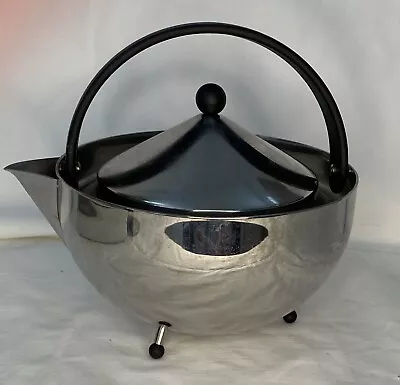 VINTAGE Bodum Carsten Jorgensen  Teaball  MCM Silver Teapot With Infuser • $99