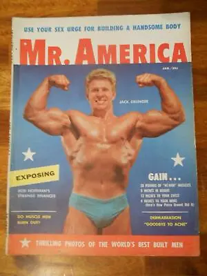 MR AMERICA Bodybuilding Muscle Magazine PREMIERE Issue JACK DELINGER 1-58 • $19.99