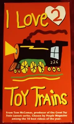 I Love Toy Trains Part 2 (VHS 2000) Tom McComas - Tested (Screenshot) • $10.95