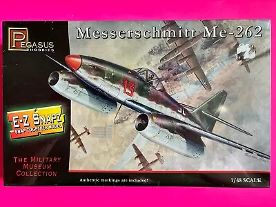 Messerschmitt Me-262 Jet Fighter Model Kit Pegasus 1/48 Scale New Sealed !! • $20