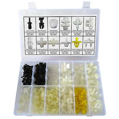 240 Pcs Door Quarter Panel Moulding Clip Retainer Assortment For Mercedes Benz • $30.80