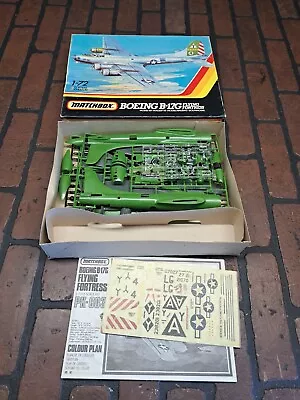 BOEING B-17G  Flying Fortress WWII US Heavy Bomber - 1/72 Matchbox Plastic Model • $29.99