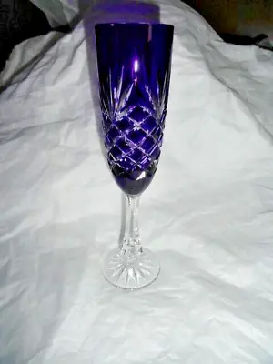 Faberge Odessa Cobalt Blue  Champagne Flute • $232.75