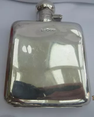 ANTIQUE ENGLISH SILVER (CHESTER) SPIRIT FLASK By ROBERT PRINGLE  C.1939 • $126.73