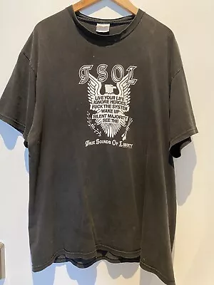 VINTAGE 2001 TSOL Band Tee Size XL Band T SHIRT HARDCORE PUNK So Cal • $149.99