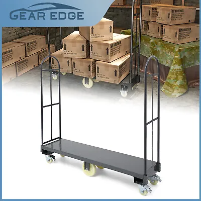 Narrow Aisle U-Boat Platform Cart  Thick Steel Deck Durable Wheels 2000 LB • $169.99