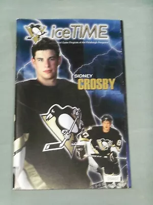 Sidney Crosby Pgh Penguins First Game Home Program - 10/08/05 Mellon Arena • $54.95