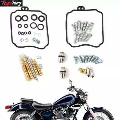 $16.99 • Buy Carburetor Gaskets Jets Rebuild Kit Fits YAMAHA XVS65A V-STAR 650 CLASSIC 98-05.