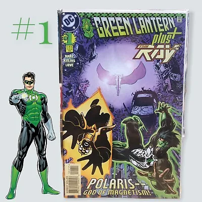 Green Lantern Plus The Ray #1 Polaris - God Of Magnetism December 1996 • £10.62