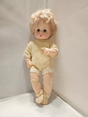 Vtg 1971 Effanbee Sweetie Pie Baby Doll  Blue Eyes Blonde Hair 18”  • $15