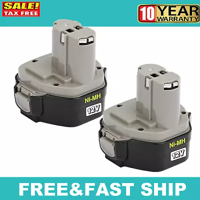 2Pack 4.8Ah 12V Ni-Mh Battery For Makita 1200 1220 1201 1222 1233 1234 1235 PA12 • $25.89