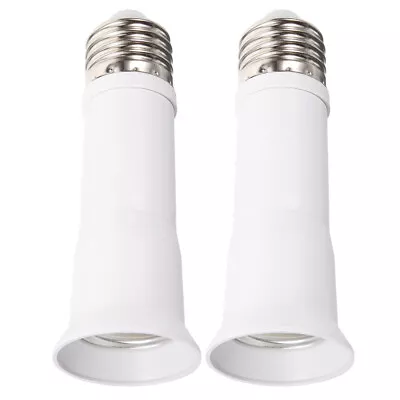 2pcs E27 Base Light Bulb Extender Light Bulb Base Light Socket Extender Outdoor • $12.50