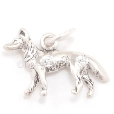 £7.27 • Buy 3D GERMAN SHEPHERD Puppy Dog Charm Pendant 925 STERLING SILVER Small Tiny