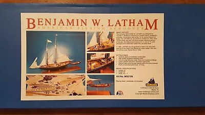 Model Shipways Benjamin W Latham Ship Kit #MS2109 • $130