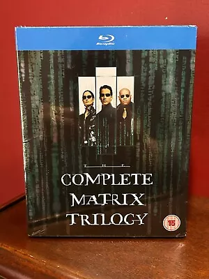 Complete Matrix Trilogy Blu Ray Disc Video DVD Box Set Brand New Sealed Reeves • $16.95