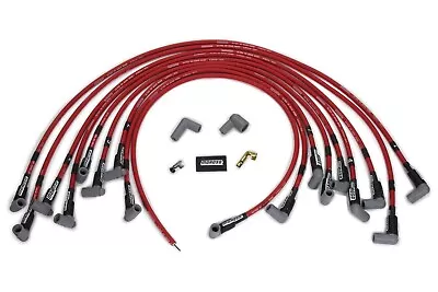 Moroso 73689 Ultra 40 UnSleeved Custom Fit HEI Wire Set Spiral Core BBC Red 90° • $90.99