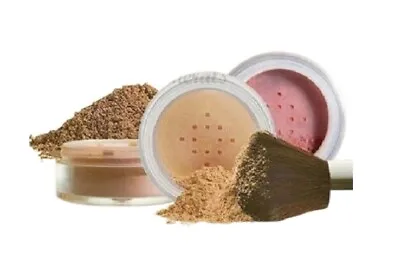 4pc KIT W/KABUKI BRUSH Mineral Makeup Bare Set Full Coverage Foundation Powder • $25.99