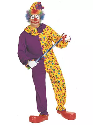 Smiley The Clown Men Costume Circus Outfit Halloween Scary Party Dress Cosplay • $29.99