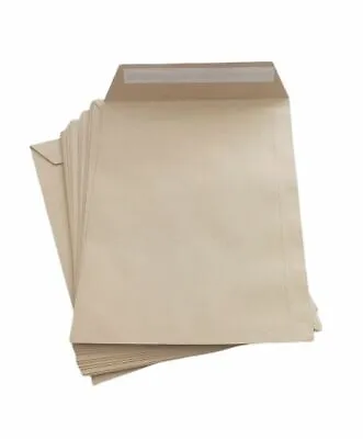 Postal A4 C4 A5 C5 Plain Self Seal Brown Envelopes Strong Postage • £2.49