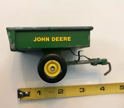 Vintage Ertl John Deere Lawn & Garden Trailer Dump Cart Yard Wagon 542-6513 • $15