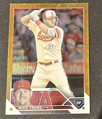 Mike Trout     2023 Topps Gold Foil • $1.52