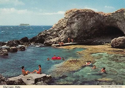 Postcard Ghar Lapsi  Malta [ John Hinde] My Ref WQ • £1.95