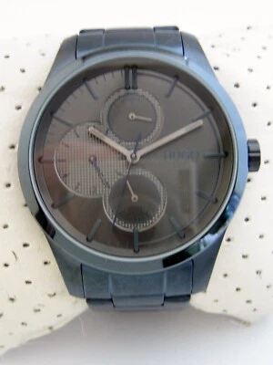 £39.99 • Buy Hugo Boss Watch Mens 1530086 Blue Stainless Steel Bracelet Genuine