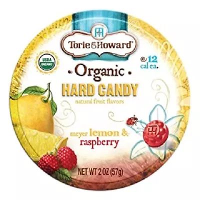 Torie & Howard Organic Hard Candy Meyer Lemon & Raspberry • $9.95