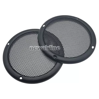 2pcs 3.5  Inch All-Metal Speaker Cover Decorative Circle Full Metal Mesh Grille • $5.98