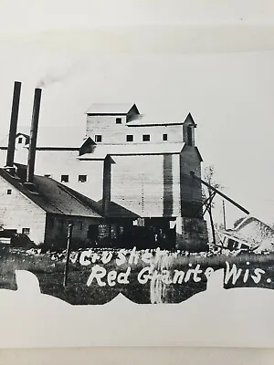 C 1930 Quarry Rock Crusher Red Granite WI Operating Industry Plant RPPC Postcard • $6.38