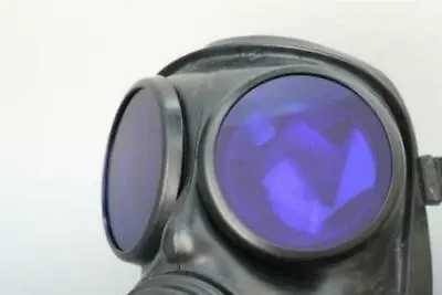 S10 Gas Mask Blue Lenses Respirator Blue Outserts • $67.14