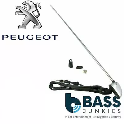 £11.95 • Buy PEUGEOT Universal Stainless Steel Pillar Mount AM/FM Car Radio Aerial Antenna