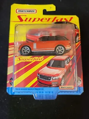 2020 Matchbox Superfast #10 2018 RANGE ROVER VOGUE SE RED New Near Mint • $4.39