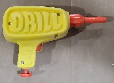 Vintage Mattel Tuff Stuff Toy Drill - Working - Pull Cord - Real Drilling Action • $12.50
