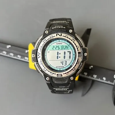 Casio SGW-100 Twin Sensor Compass Thermometer Men’s Watch • $29.99