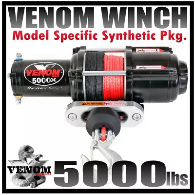 5000lb Venom Atv Winch Kit Arctic Cat 02-05 5000 Lb 12v • $269.99