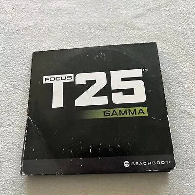 Focus T25 Gamma Beachbody DVD Set - Gamma Cycle - 4 DVDs • $24.90