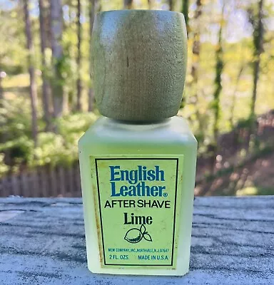 English Leather LIME After Shave 2 OZ Aftershave Splash USA Vintage NEW • $30