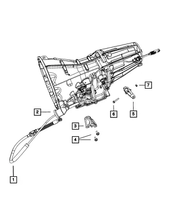 Genuine Mopar Gear Selector Cable 4578759AB • $160.11